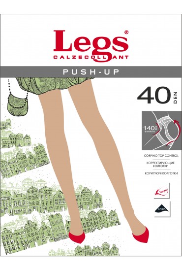 Утягивающие колготки Legs 303 PUSH-UP 40/140